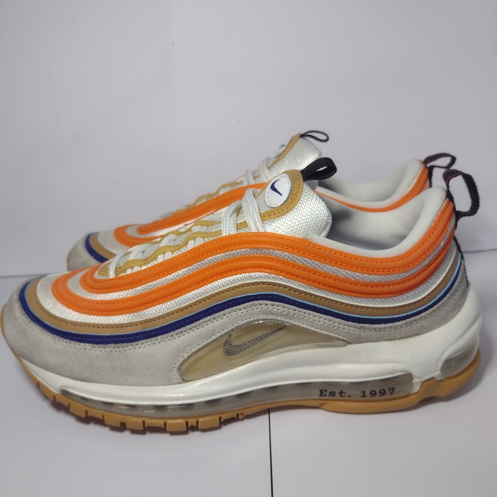 Nike Air Max 97 SE Frank Rudy/Summit Safety Orange White, Size 9 - Picture 9 of 12